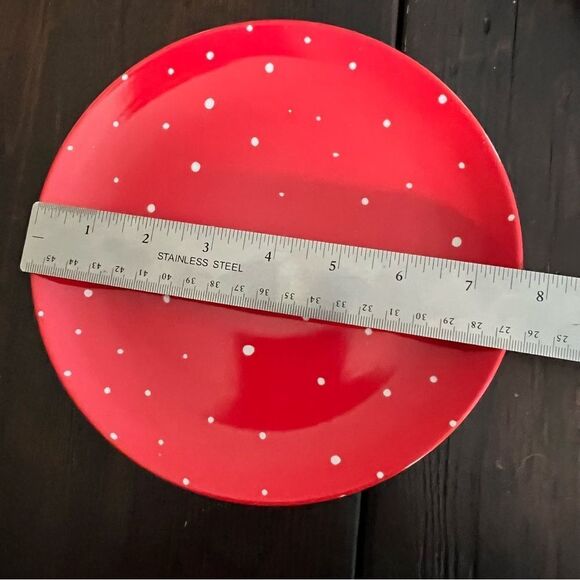 Rear Vintage Toscany Snowman 2 Tiered Glass Set by Lynda Sylvester - Picture 8 of 9